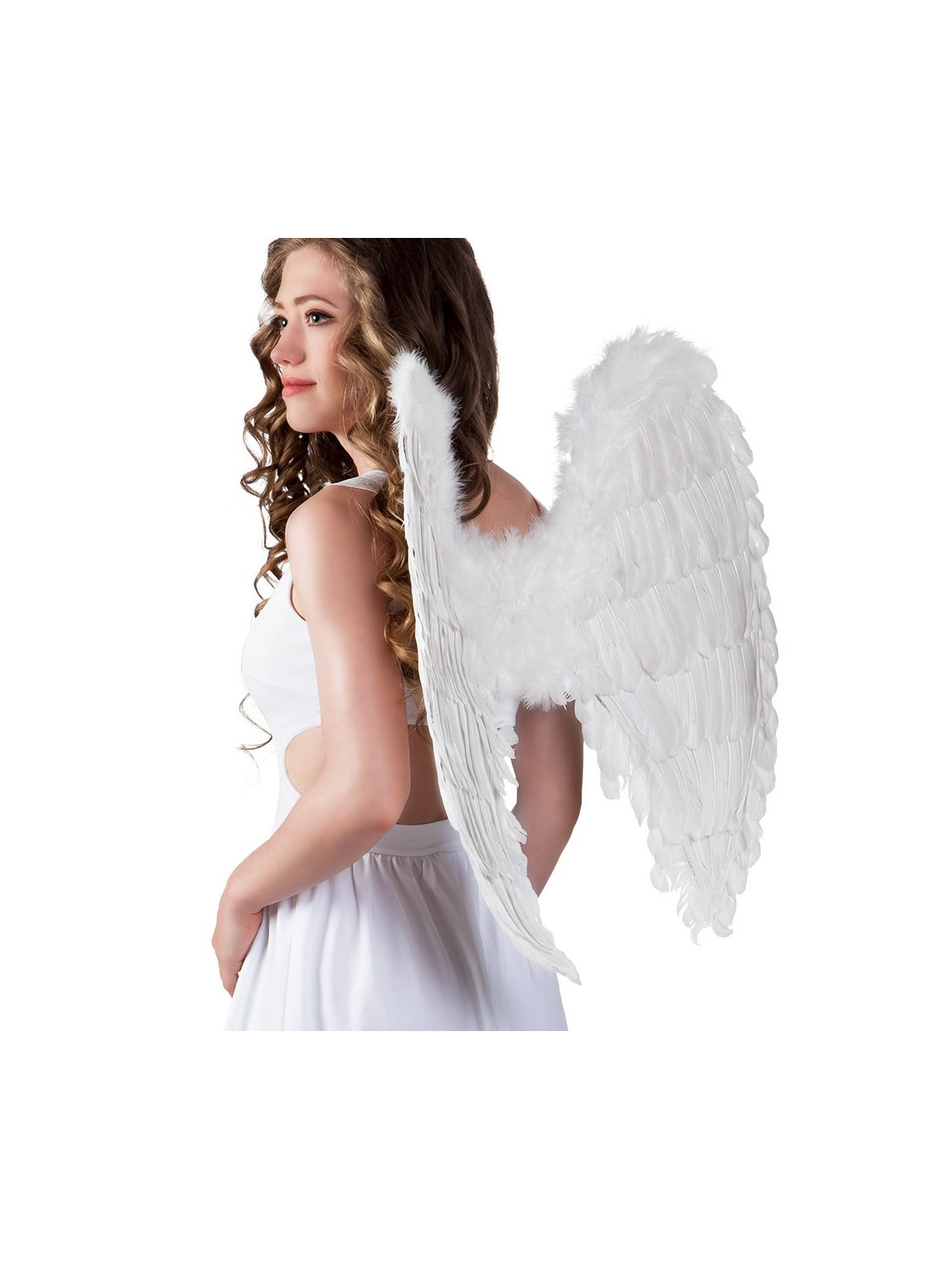 Valged inglitiivad 65X65cm | Maskeraad