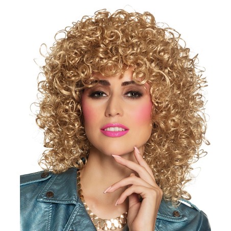 Peene lokiga blond poolpikk parukas