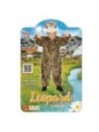Leopard pehmes plushis (kapuutsiga jumpsuit maskiga)