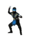 Sinine kombat ninja kostüüm relvadega 116 | Maskeraad