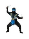 Sinine kombat ninja kostüüm relvadega 116 | Maskeraad