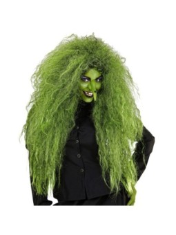 Tohutu roheline nõia parukas