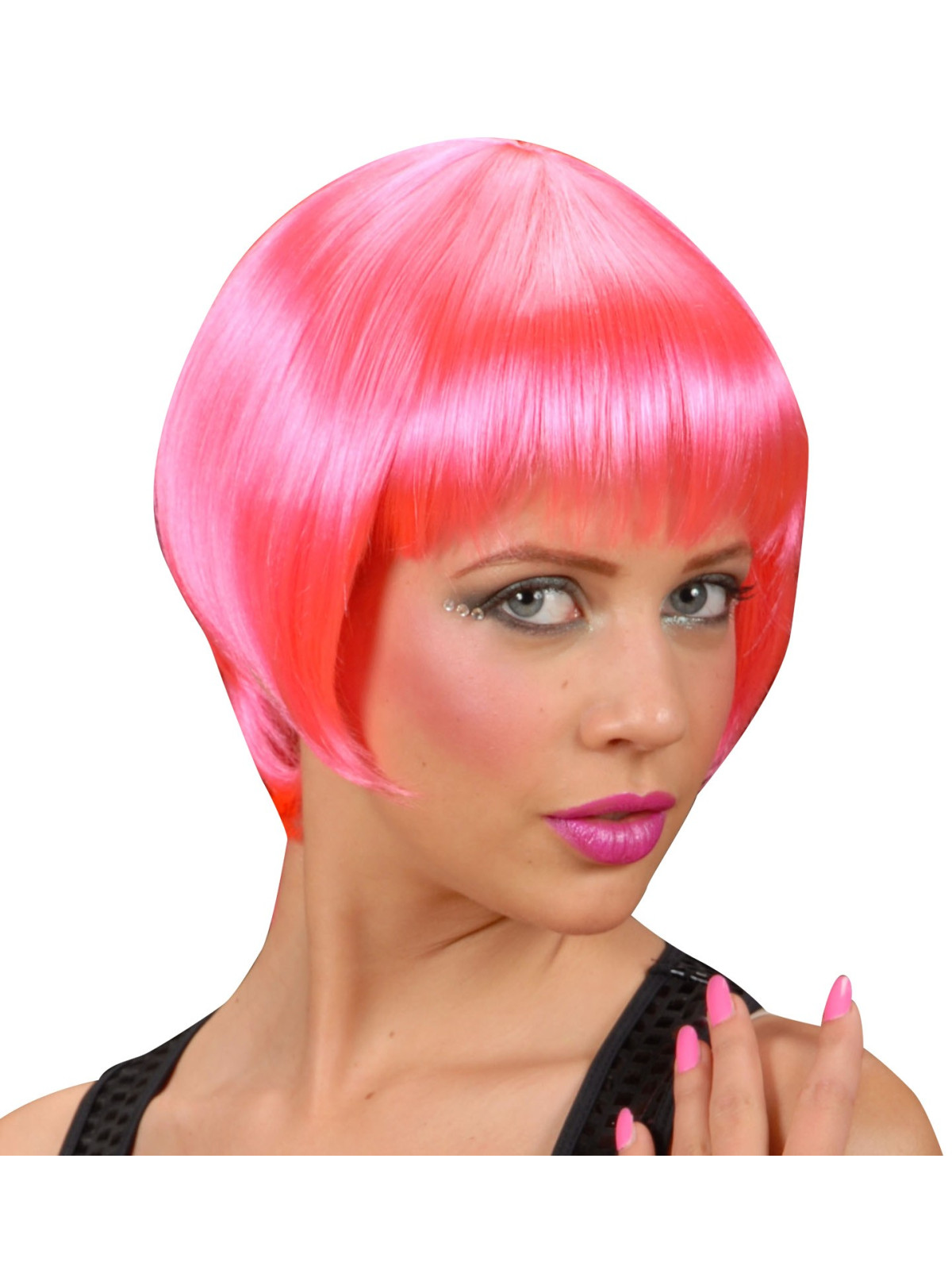 Rave Wig roosa - kastis