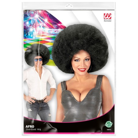 Mega afro parukas must | Maskeraad