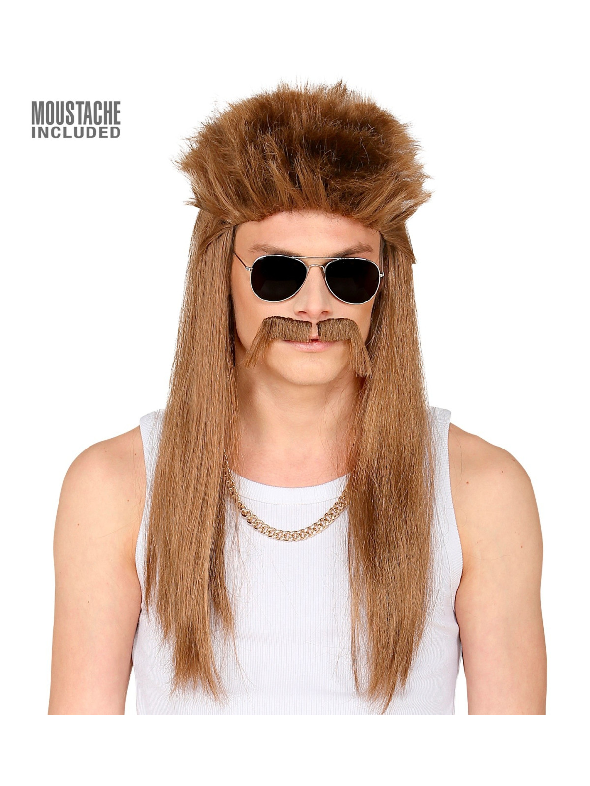 Redneck parukas ja vuntsid polübagis