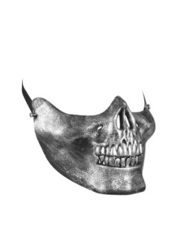 Metalliline kolju lõua mask