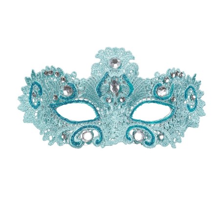 Helesinine pitsist mask kalliskividega | Maskeraad