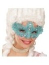 Helesinine pitsist mask kalliskividega | Maskeraad