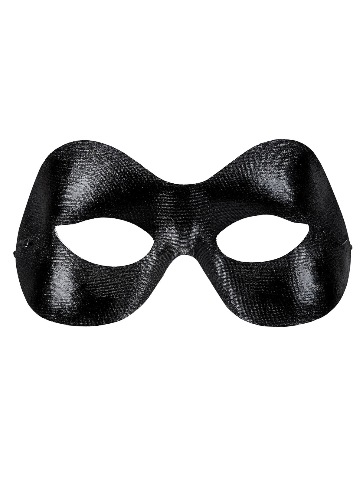 Must lihtne natuke läikiv mask Unisex | Maskeraad