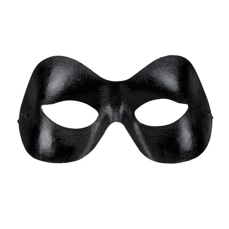 Must lihtne natuke läikiv mask Unisex | Maskeraad