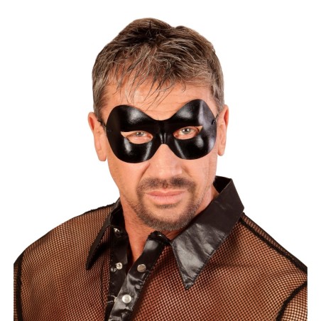 Must lihtne natuke läikiv mask Unisex | Maskeraad