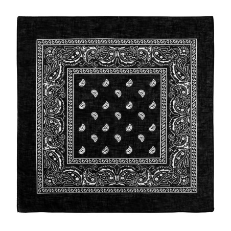 Black Bandana 55x55 cm - 100% puuvill