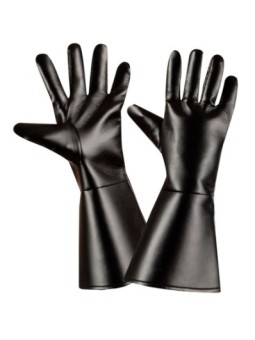 Mustad kunstnahast kindad...