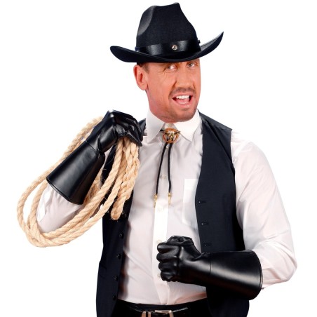 Musta tegelaskujud LeatherGlook