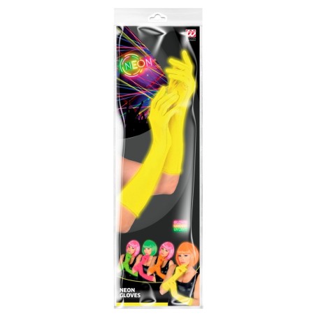 Neoonkollased pikad kindad - 40 cm