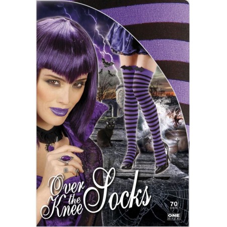 Nahkhiir põlve sokkide kohal 70 den