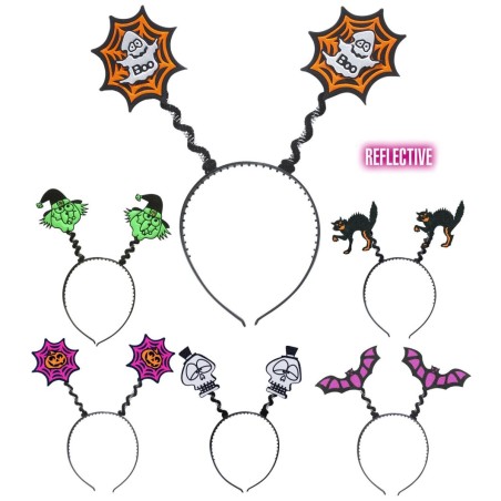 Peegeldav Halloweeni peakopper 6 Styles Ass.