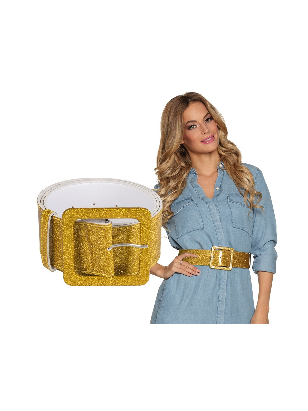 Kuldne sädelev vöö- 5,5cm lai